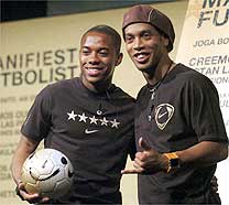 robinho et ronaldinho